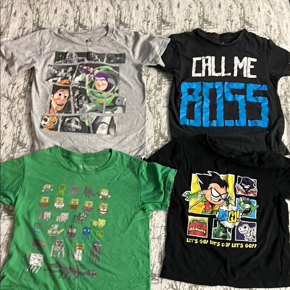 Kids Graphic T-Shirts - Multi-Color Set - Picture 1 of 1
